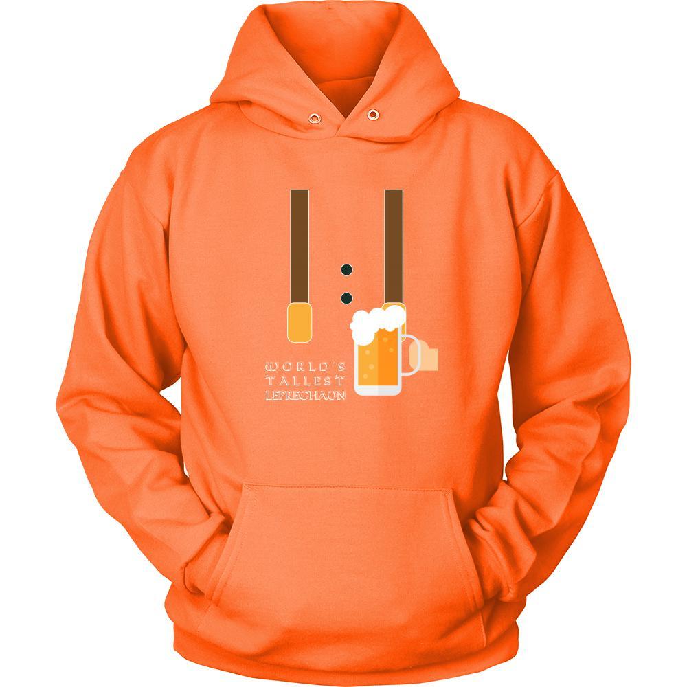 Happy Saint Patrick's Day - " World's Tallest Leprechaun " - custom made funny t-shirts.-T-shirt-Teelime | shirts-hoodies-mugs