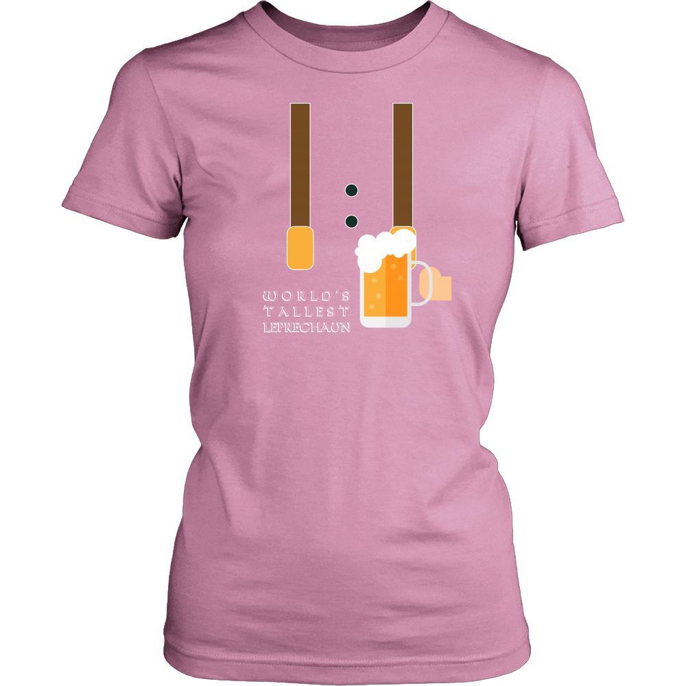 Happy Saint Patrick's Day - " World's Tallest Leprechaun " - custom made funny t-shirts.-T-shirt-Teelime | shirts-hoodies-mugs