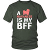 Havanese Shirt - a Havanese is my bff- Dog Lover Gift-T-shirt-Teelime | shirts-hoodies-mugs