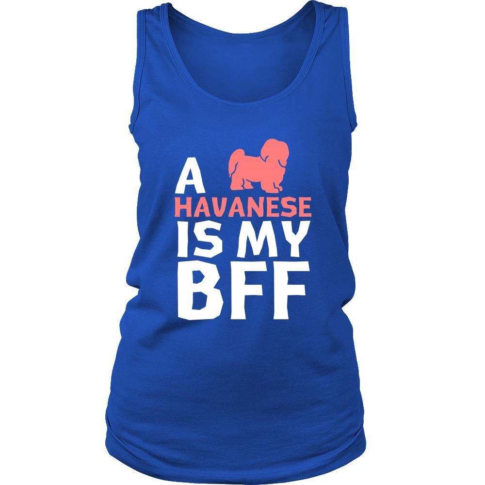 Havanese Shirt - a Havanese is my bff- Dog Lover Gift-T-shirt-Teelime | shirts-hoodies-mugs