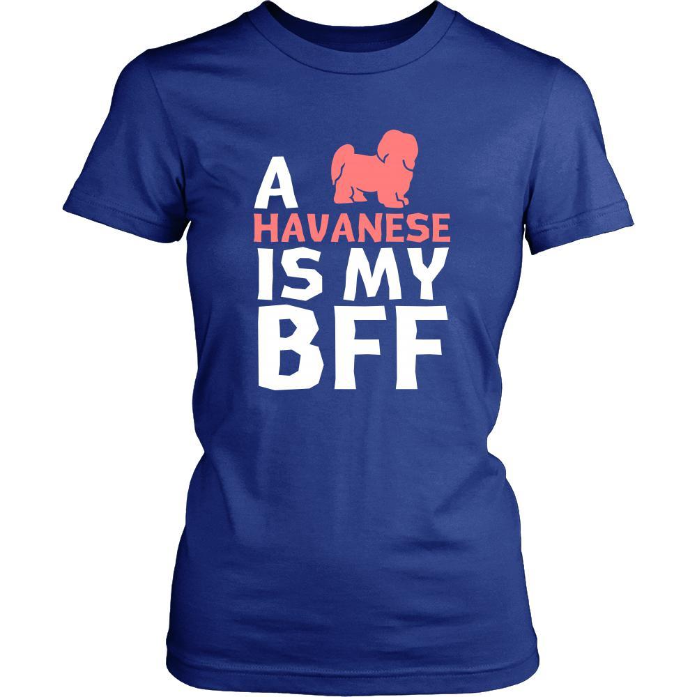 Havanese Shirt - a Havanese is my bff- Dog Lover Gift-T-shirt-Teelime | shirts-hoodies-mugs