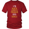 Health Services Manager Shirt - 49% Health Services Manager 51% Badass Profession-T-shirt-Teelime | shirts-hoodies-mugs