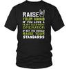 Heavy Equipment Operator Shirt - Raise your hand if you love Heavy Equipment Operator, if not raise your standards - Profession Gift-T-shirt-Teelime | shirts-hoodies-mugs