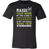 Heavy Equipment Operator Shirt - Raise your hand if you love Heavy Equipment Operator, if not raise your standards - Profession Gift-T-shirt-Teelime | shirts-hoodies-mugs