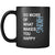 Hiking Cup- Do more of what makes you happy Hiking Hobby Gift, 11 oz Black Mug