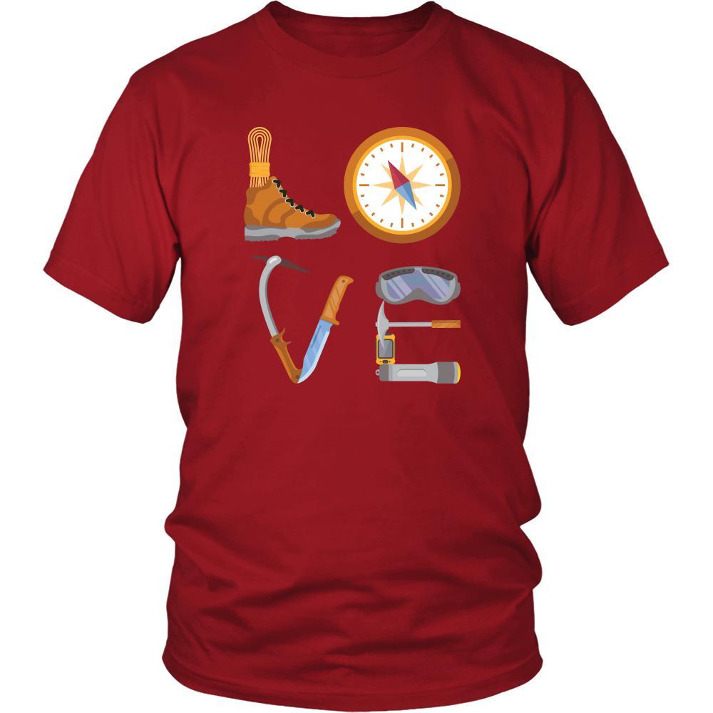 Hiking - LOVE Hiking - Hike Hobby Shirt-T-shirt-Teelime | shirts-hoodies-mugs