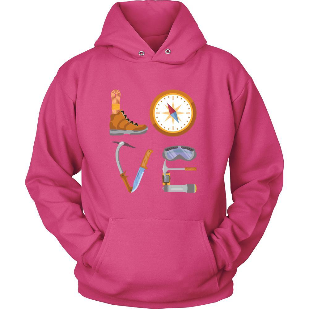 Hiking - LOVE Hiking - Hike Hobby Shirt-T-shirt-Teelime | shirts-hoodies-mugs