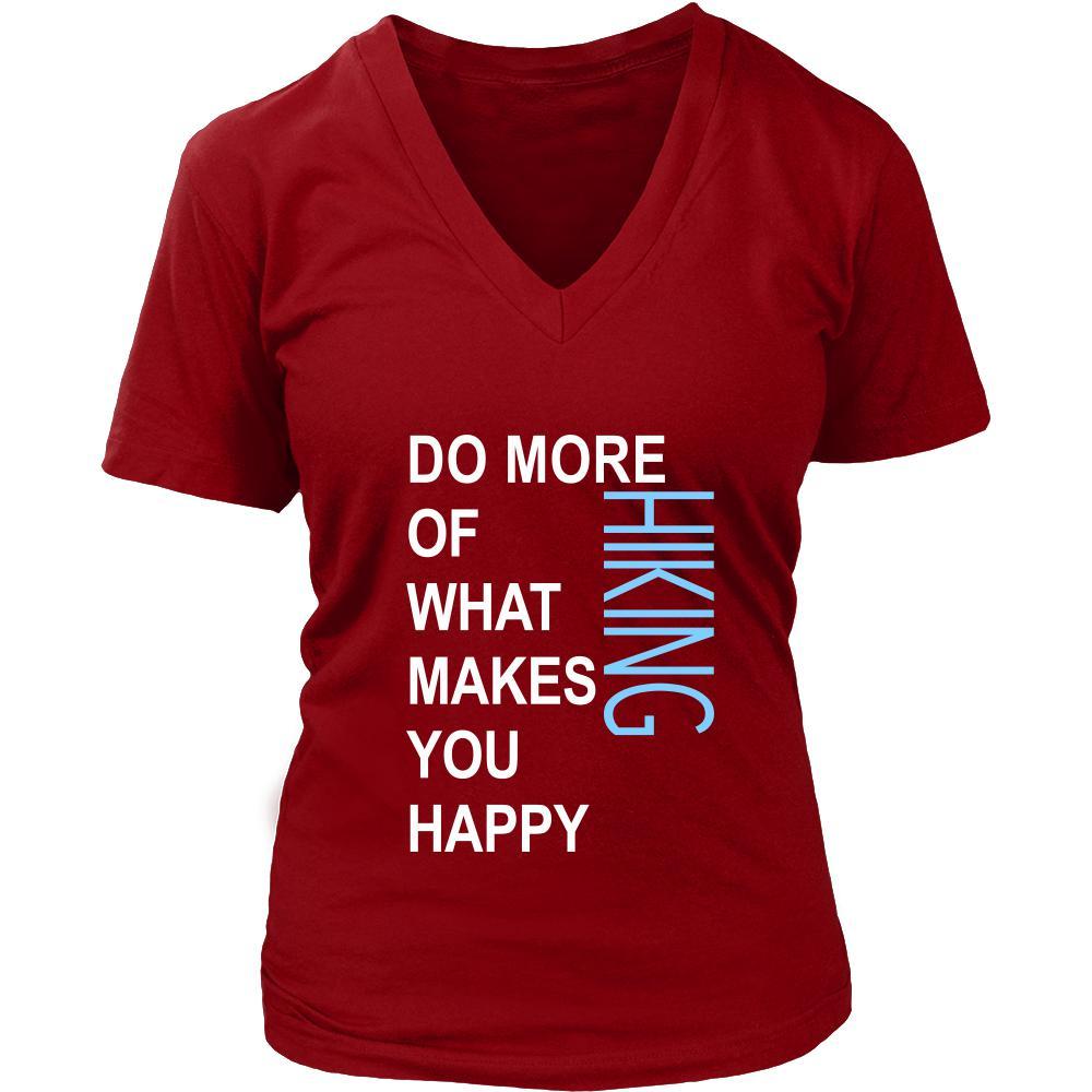 Hiking Shirt - Do more of what makes you happy Hiking- Hobby Gift-T-shirt-Teelime | shirts-hoodies-mugs