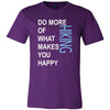 Hiking Shirt - Do more of what makes you happy Hiking- Hobby Gift-T-shirt-Teelime | shirts-hoodies-mugs