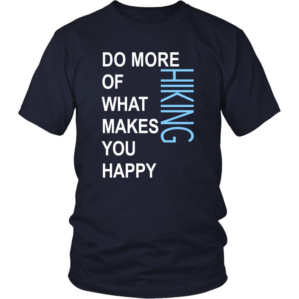 Hiking Shirt - Do more of what makes you happy Hiking- Hobby Gift-T-shirt-Teelime | shirts-hoodies-mugs