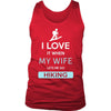 Hiking Shirt - I love it when my wife lets me go Hiking - Hobby Gift-T-shirt-Teelime | shirts-hoodies-mugs
