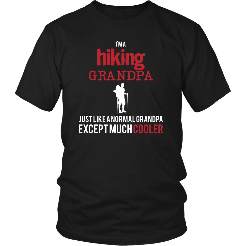 Hiking Shirt - I'm a hiking grandpa just like a normal grandpa except much cooler Grandfather Hobby Gift-T-shirt-Teelime | shirts-hoodies-mugs
