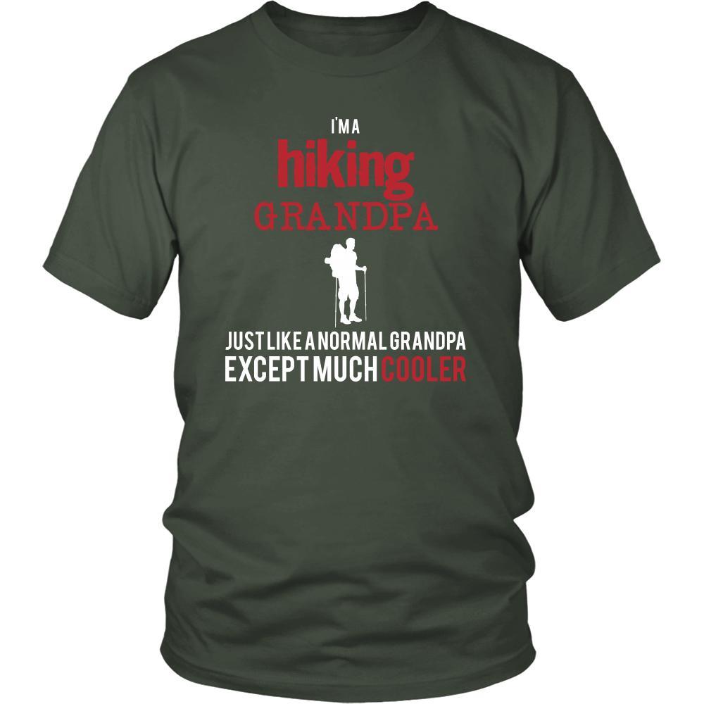 Hiking Shirt - I'm a hiking grandpa just like a normal grandpa except much cooler Grandfather Hobby Gift-T-shirt-Teelime | shirts-hoodies-mugs