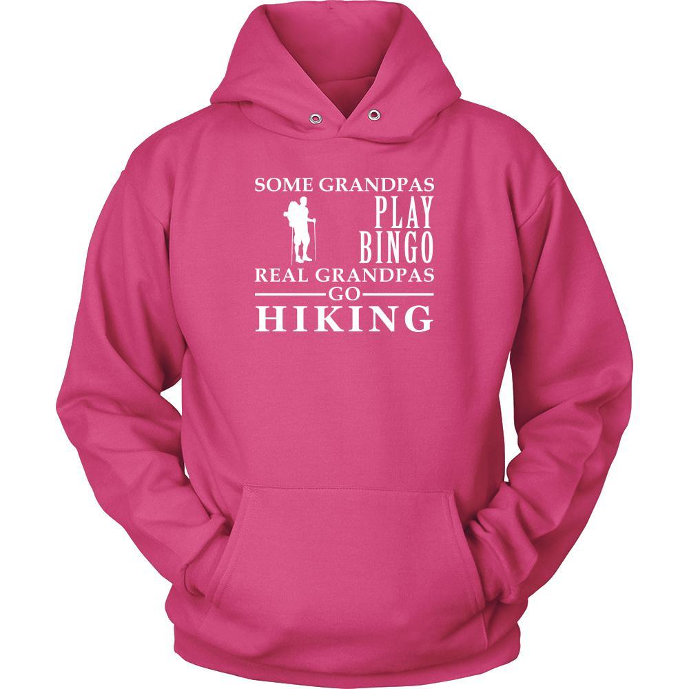 Hiking Shirt Some Grandpas play bingo, real Grandpas go Hiking Family Hobby-T-shirt-Teelime | shirts-hoodies-mugs