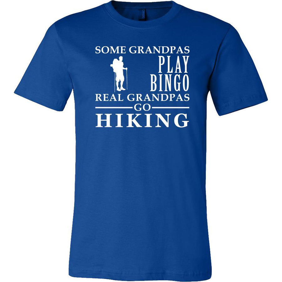 Hiking Shirt Some Grandpas play bingo, real Grandpas go Hiking Family Hobby-T-shirt-Teelime | shirts-hoodies-mugs