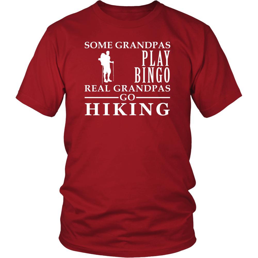 Hiking Shirt Some Grandpas play bingo, real Grandpas go Hiking Family Hobby-T-shirt-Teelime | shirts-hoodies-mugs