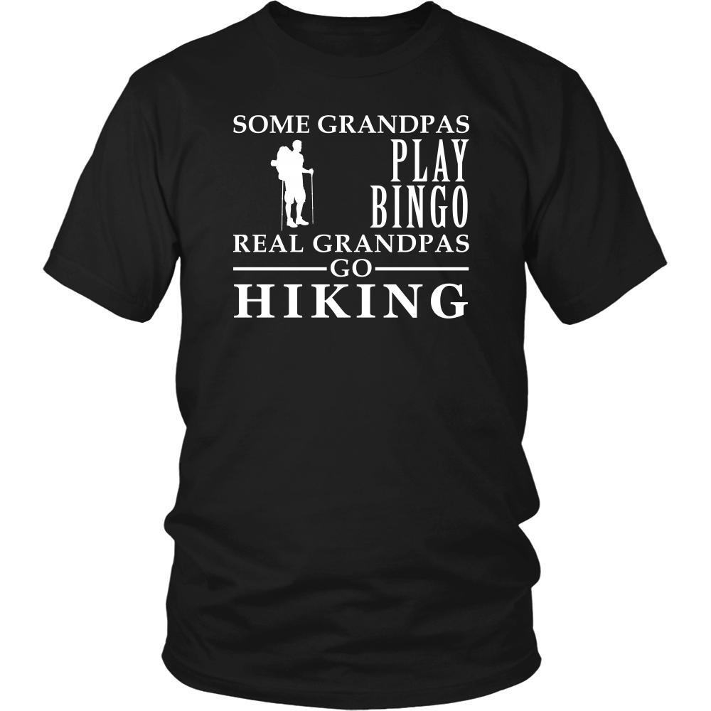 Hiking Shirt Some Grandpas play bingo, real Grandpas go Hiking Family Hobby-T-shirt-Teelime | shirts-hoodies-mugs