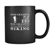Hiking Some Grandpas play bingo, real Grandpas go Hiking 11oz Black Mug-Drinkware-Teelime | shirts-hoodies-mugs