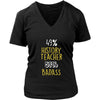 History Teacher Shirt - 49% History Teacher 51% Badass Profession-T-shirt-Teelime | shirts-hoodies-mugs