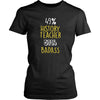 History Teacher Shirt - 49% History Teacher 51% Badass Profession-T-shirt-Teelime | shirts-hoodies-mugs
