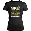 History Teacher Shirt - Raise your hand if you love History Teacher, if not raise your standards - Profession Gift-T-shirt-Teelime | shirts-hoodies-mugs