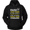 History Teacher Shirt - Raise your hand if you love History Teacher, if not raise your standards - Profession Gift-T-shirt-Teelime | shirts-hoodies-mugs