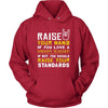 History Teacher Shirt - Raise your hand if you love History Teacher, if not raise your standards - Profession Gift-T-shirt-Teelime | shirts-hoodies-mugs