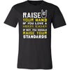 History Teacher Shirt - Raise your hand if you love History Teacher, if not raise your standards - Profession Gift-T-shirt-Teelime | shirts-hoodies-mugs