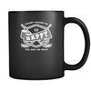 Hockey Hockey makes me happy you, not so much 11oz Black Mug-Drinkware-Teelime | shirts-hoodies-mugs