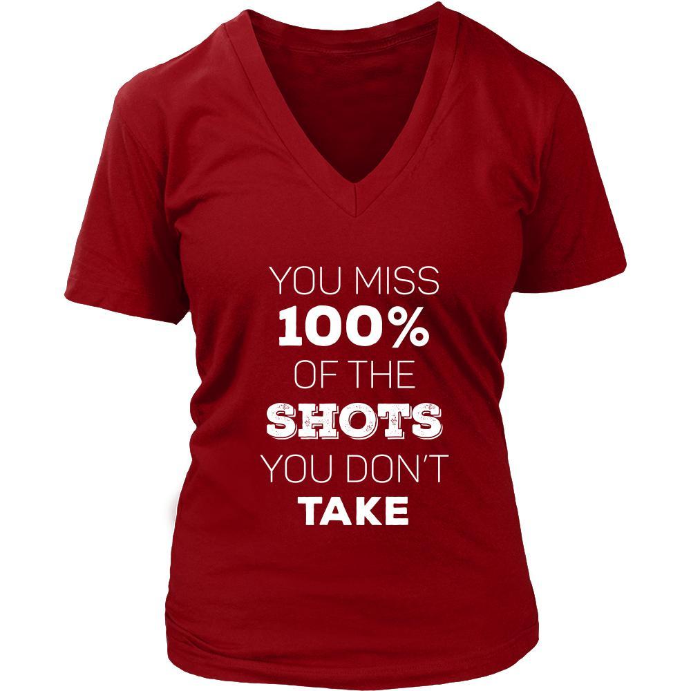 Hockey T Shirt - You Miss 100% of the Shots You Don't Take-T-shirt-Teelime | shirts-hoodies-mugs
