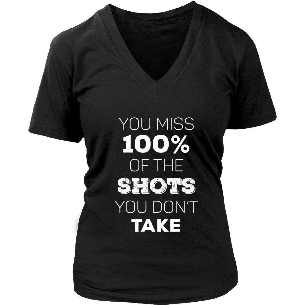 Hockey T Shirt - You Miss 100% of the Shots You Don't Take-T-shirt-Teelime | shirts-hoodies-mugs