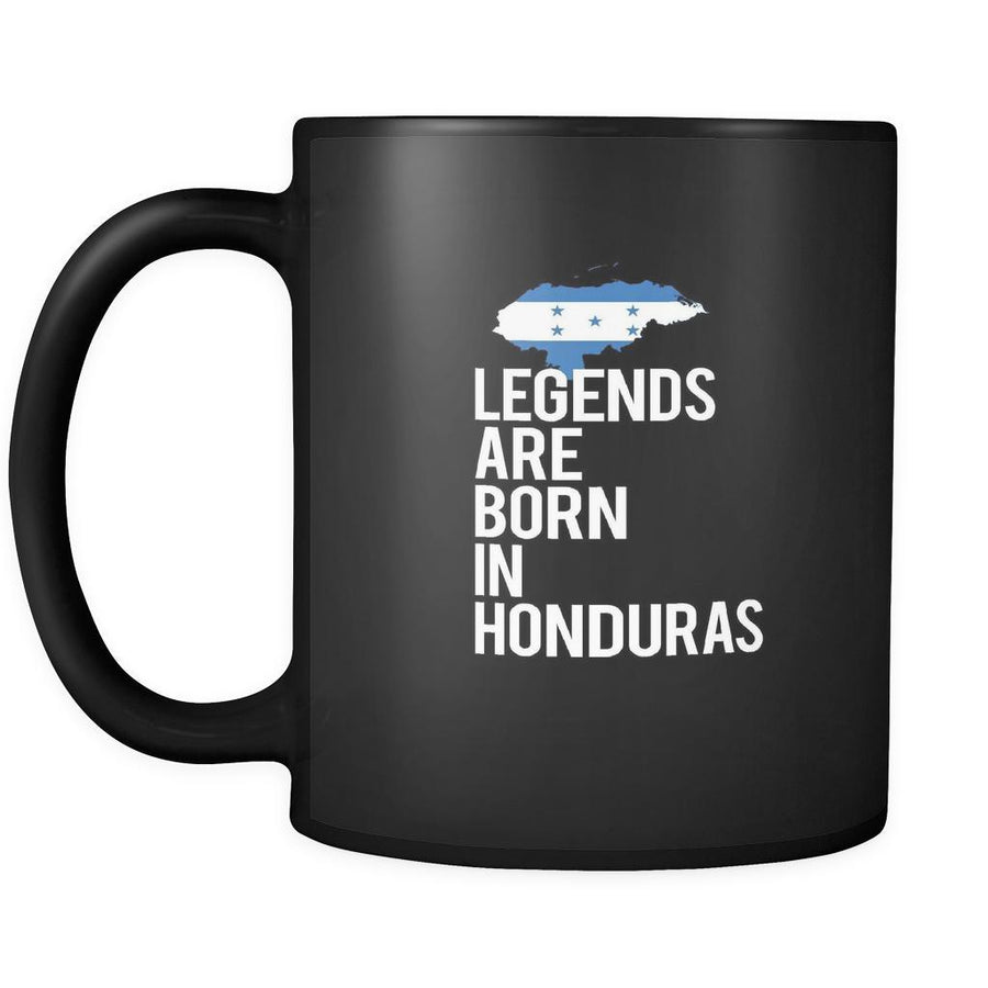 Honduras Legends are born in Honduras 11oz Black Mug-Drinkware-Teelime | shirts-hoodies-mugs