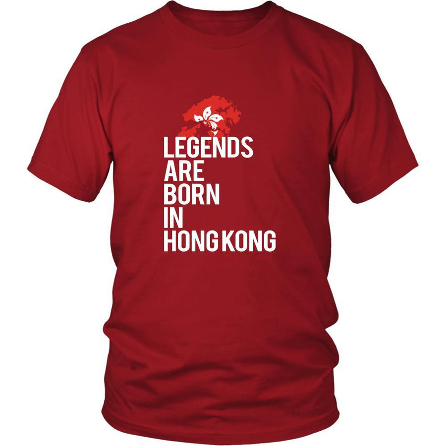 Hong Kong Shirt - Legends are born in Hong Kong - National Heritage Gift-T-shirt-Teelime | shirts-hoodies-mugs