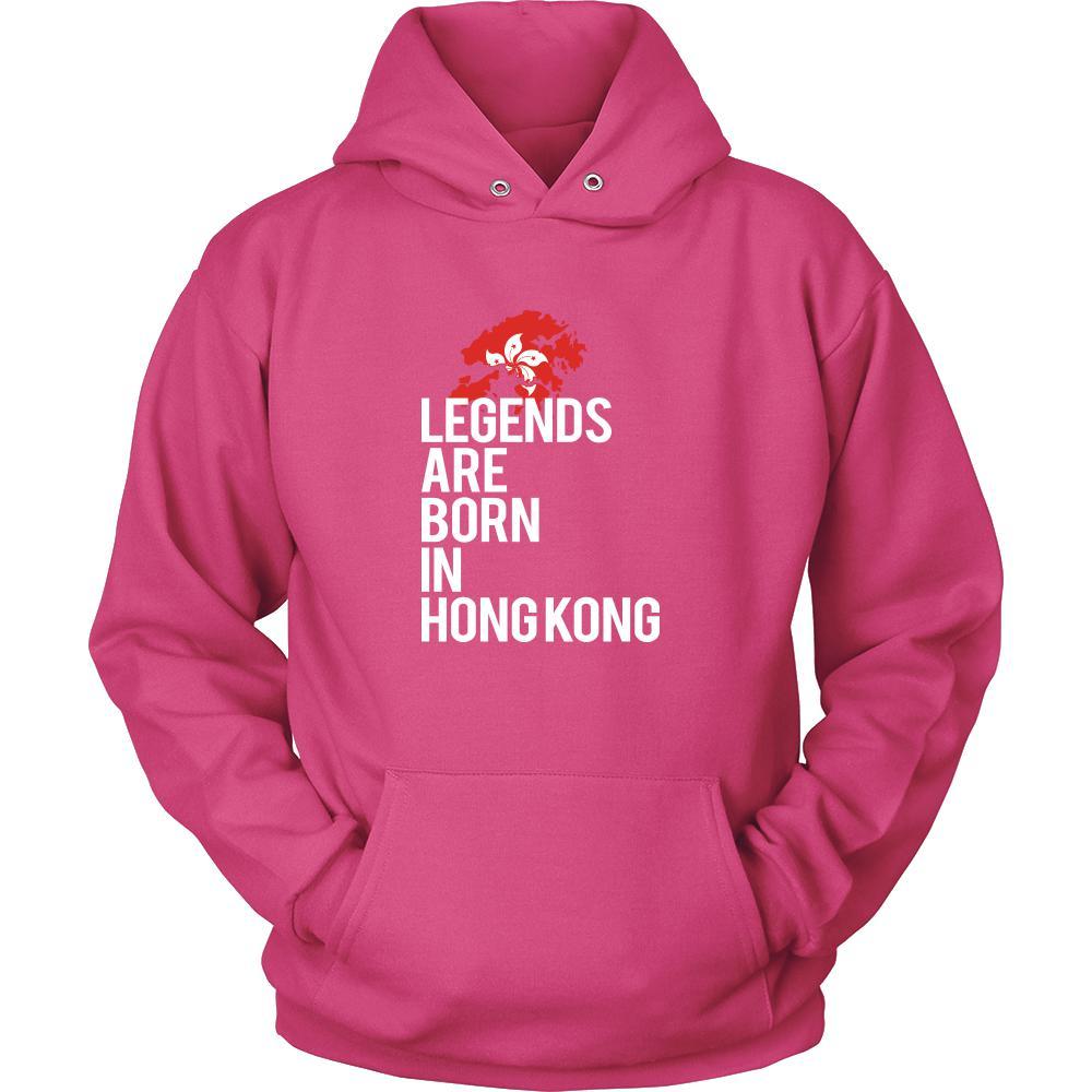 Hong Kong Shirt - Legends are born in Hong Kong - National Heritage Gift-T-shirt-Teelime | shirts-hoodies-mugs