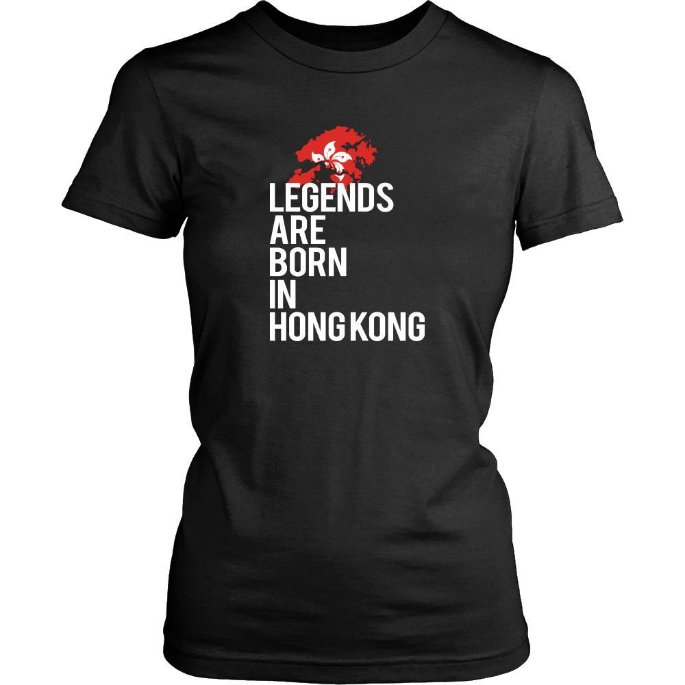 Hong Kong Shirt - Legends are born in Hong Kong - National Heritage Gift-T-shirt-Teelime | shirts-hoodies-mugs