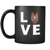 Horse - LOVE Horse - 11oz Black Mug-Drinkware-Teelime | shirts-hoodies-mugs