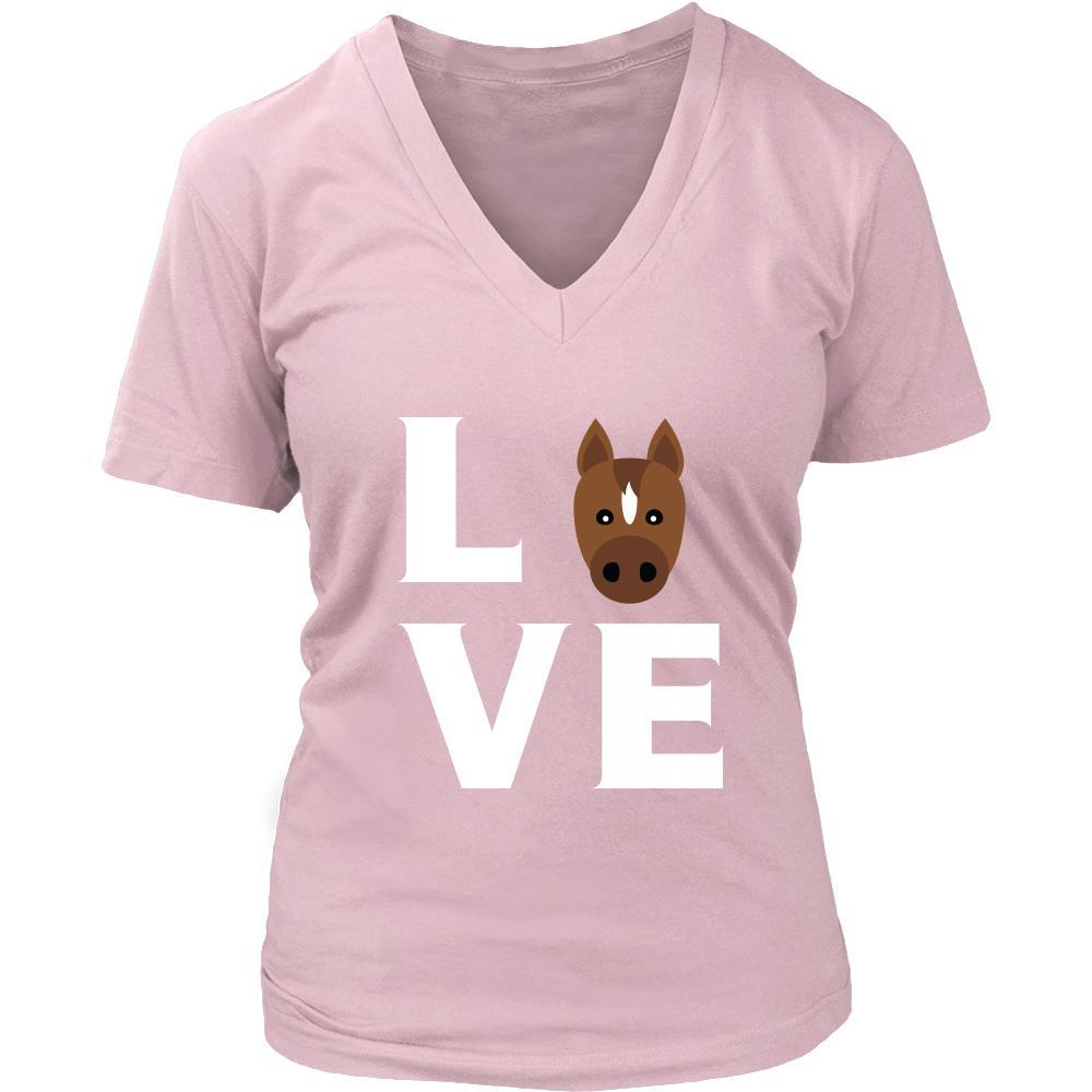 Horse - LOVE Horse - Animal Owner Shirt-T-shirt-Teelime | shirts-hoodies-mugs
