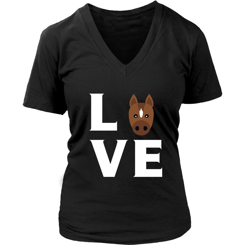 Horse - LOVE Horse - Animal Owner Shirt-T-shirt-Teelime | shirts-hoodies-mugs