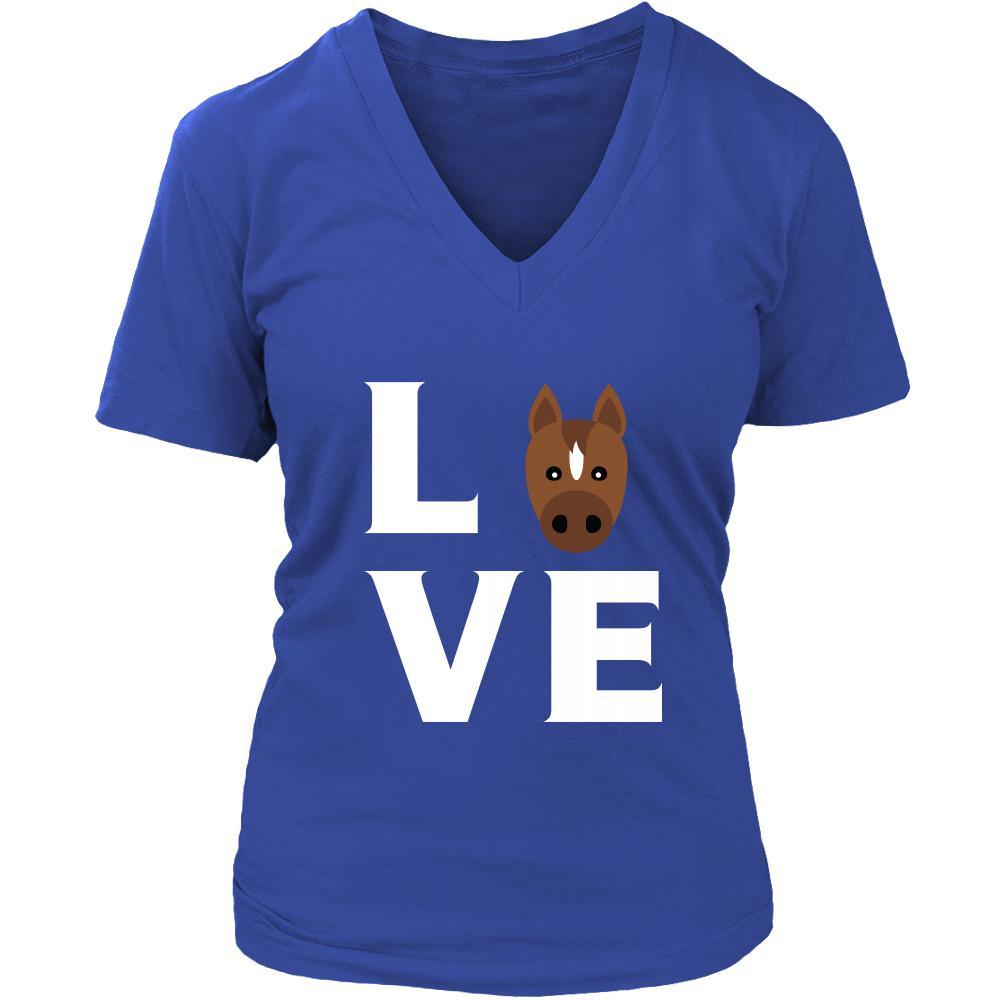 Horse - LOVE Horse - Animal Owner Shirt-T-shirt-Teelime | shirts-hoodies-mugs