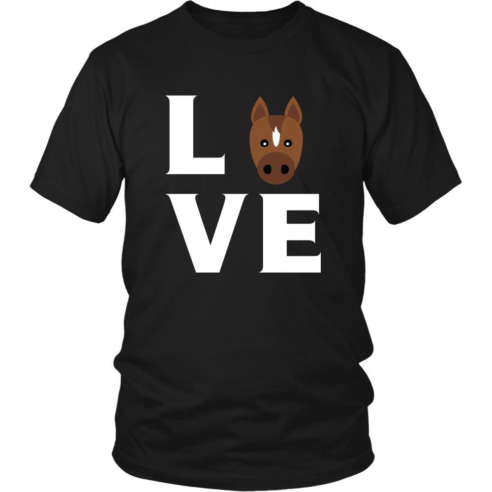 Horse - LOVE Horse - Animal Owner Shirt-T-shirt-Teelime | shirts-hoodies-mugs