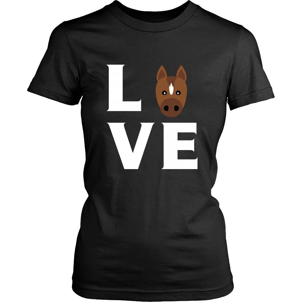 Horse - LOVE Horse - Animal Owner Shirt-T-shirt-Teelime | shirts-hoodies-mugs