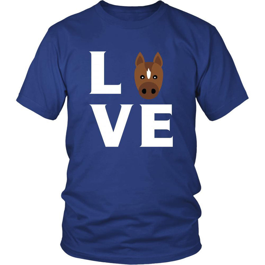 Horse - LOVE Horse - Animal Owner Shirt-T-shirt-Teelime | shirts-hoodies-mugs