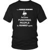 Horse riding - I go Horse riding because punching people is frowned upon - Ride Hobby Shirt-T-shirt-Teelime | shirts-hoodies-mugs