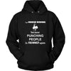 Horse riding - I go Horse riding because punching people is frowned upon - Ride Hobby Shirt-T-shirt-Teelime | shirts-hoodies-mugs