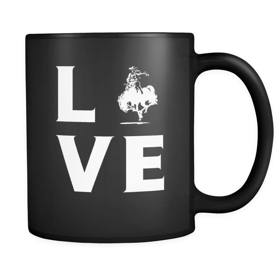 Horse riding - LOVE Horse riding - 11oz Black Mug-Drinkware-Teelime | shirts-hoodies-mugs