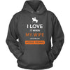 Horse riding Shirt - I love it when my wife lets me go Horse riding - Hobby Gift-T-shirt-Teelime | shirts-hoodies-mugs