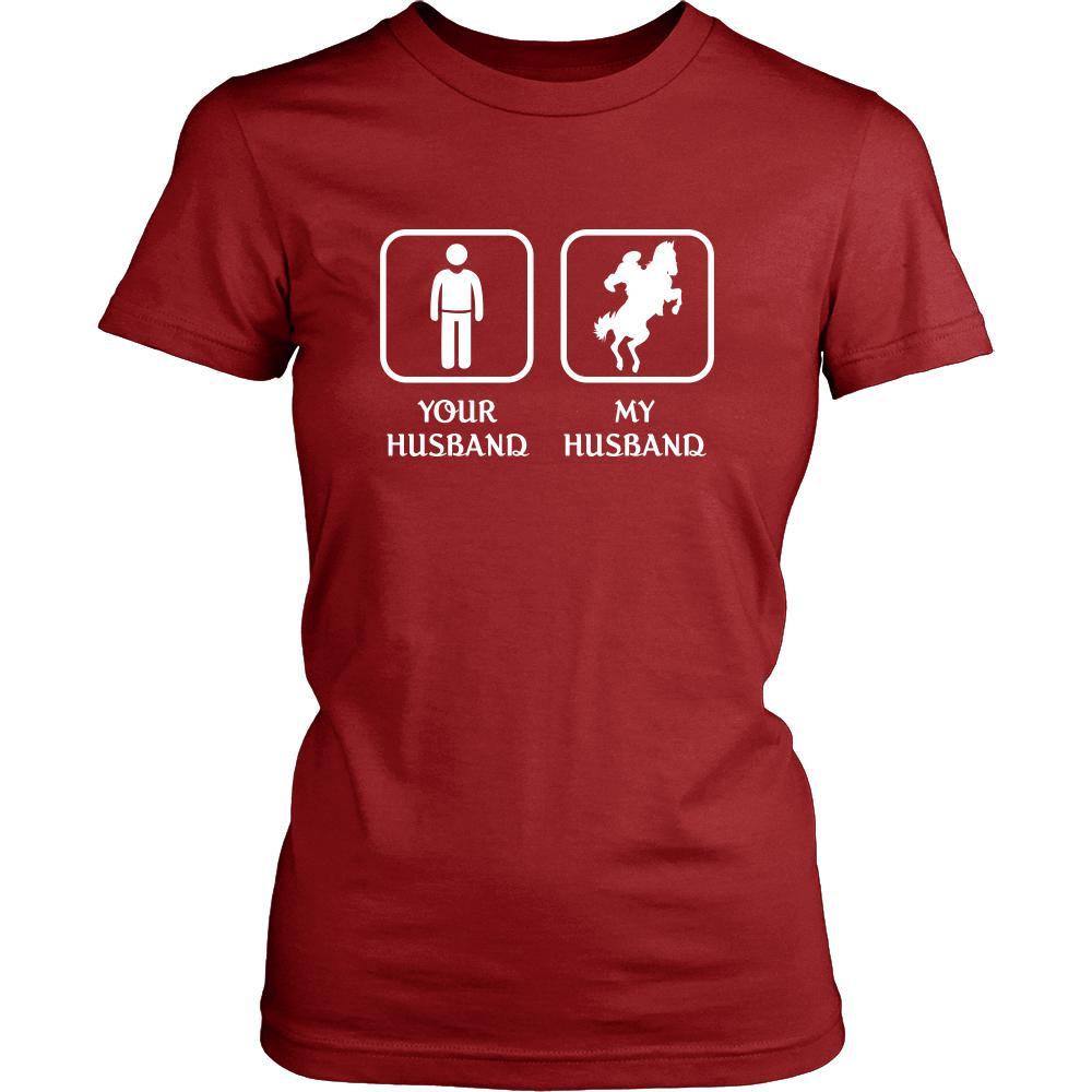 Horse Riding - Your husband My husband - Mother's Day Hobby Shirt-T-shirt-Teelime | shirts-hoodies-mugs