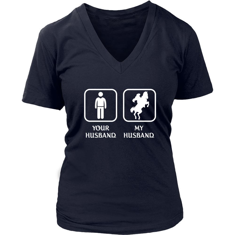 Horse Riding - Your husband My husband - Mother's Day Hobby Shirt-T-shirt-Teelime | shirts-hoodies-mugs