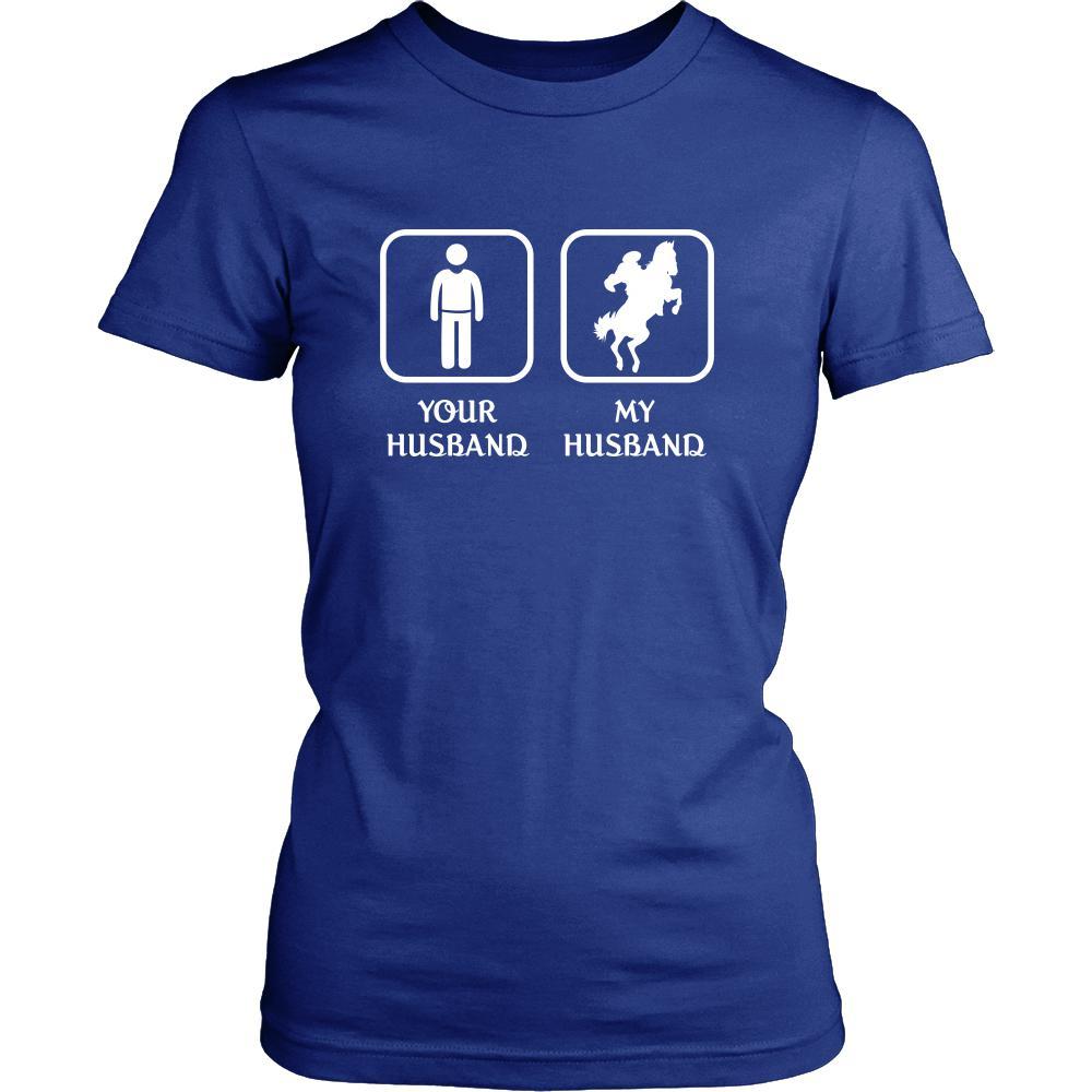 Horse Riding - Your husband My husband - Mother's Day Hobby Shirt-T-shirt-Teelime | shirts-hoodies-mugs