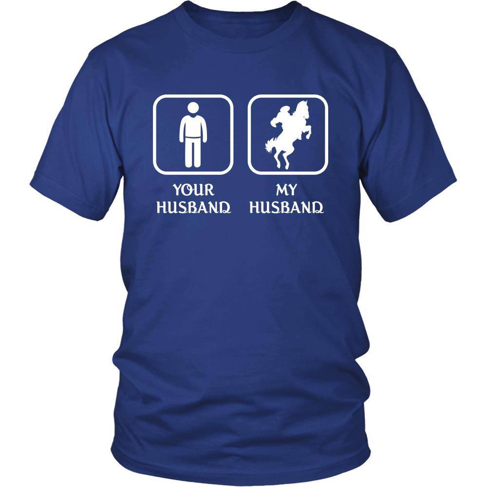 Horse Riding - Your husband My husband - Mother's Day Hobby Shirt-T-shirt-Teelime | shirts-hoodies-mugs